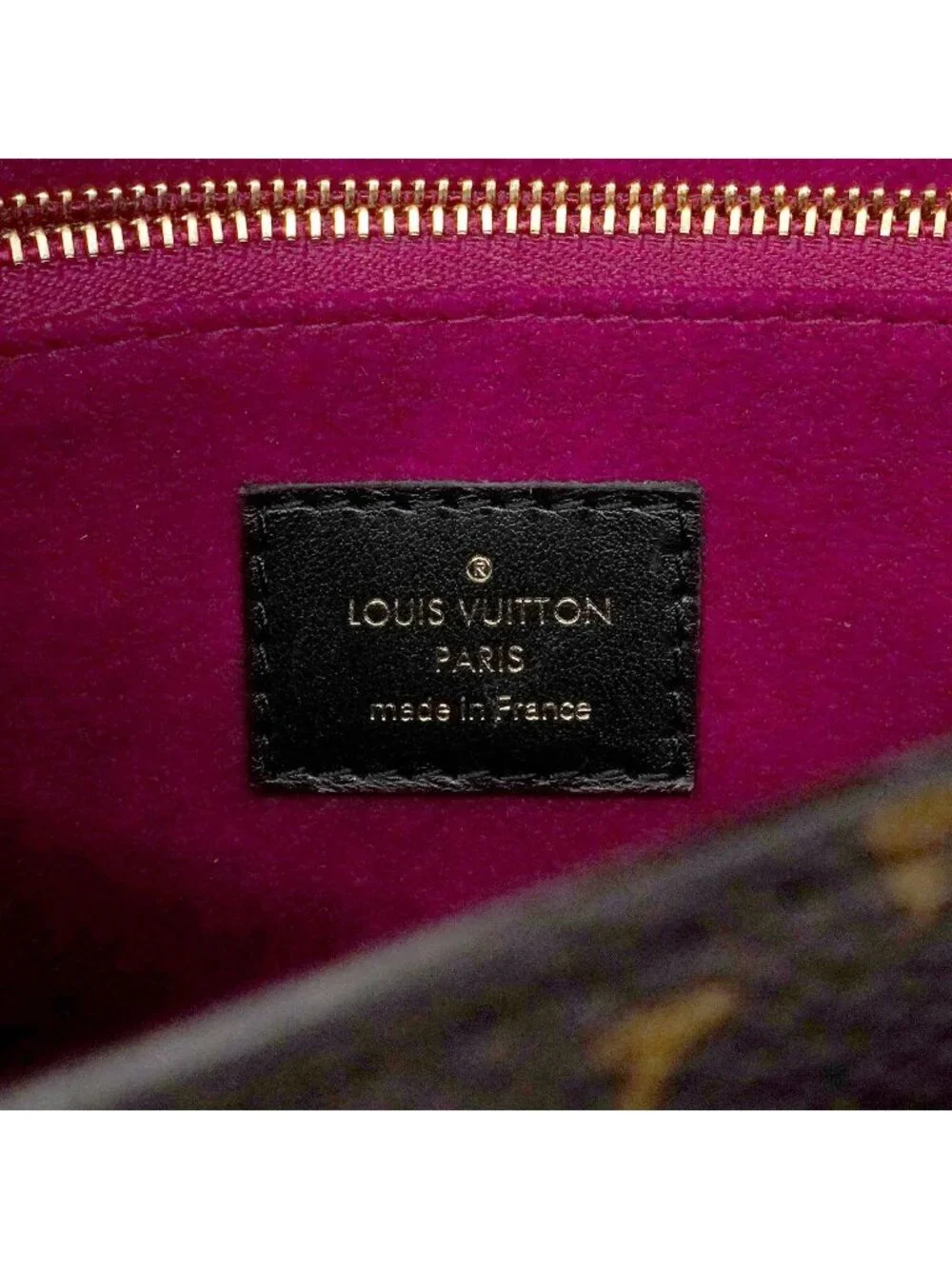 Louis Vuitton Shoulder Bag Monogram Passy Brown Black Cles